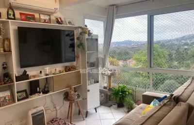 Apartamento à venda no bairro cavalhada, 72 m² com 3 dormitórios/quartos.