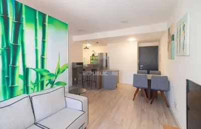 Apartamentos para aluguel no centro histórico com 47m² e 1 dormitório/quarto