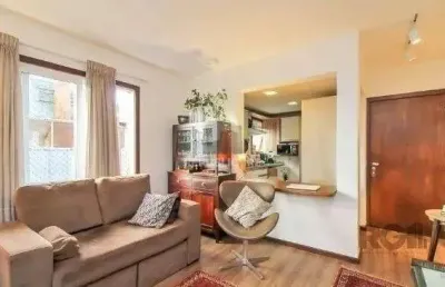 Apartamento no bairro auxiliadora de 1 dormitório e 2 vagas
