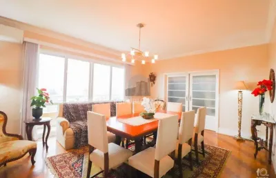 Apartamento á venda com 3 dormitórios com 1 suíte com sacada + 2 sacadas na sala