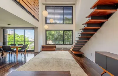 Cobertura com 115m² e 2 dormitórios, 2 suítes, 1 vaga