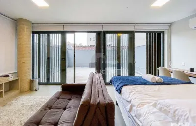 Apartamento para alugar no bairro auxiliadora - 1 dormitórios/quartos e 54 m²