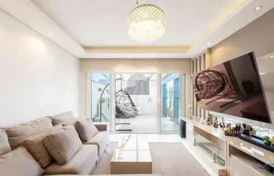 Apartamento garden mobiliado, com 180 m² privativos, no bairro chácara das pedra