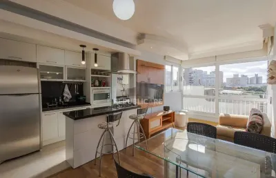 Apartamento de 2 quartos, suíte e 1 vaga garagem bairro azenha em porto alegre