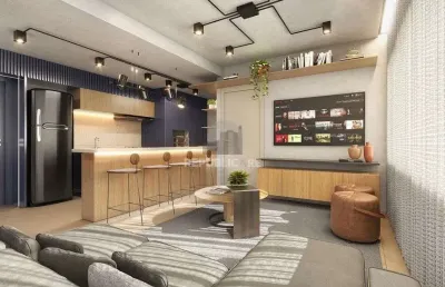 Apartamento à venda no bairro cidade baixa com 27 m² e 1 dormitório/quarto.