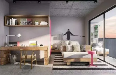 Apartamento à venda na floresta com 17 m² e 1 dormitório/quarto disponível.