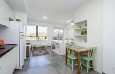 Apartamento à venda no bairro chácara das pedras com 38 m², ideal para investimento.