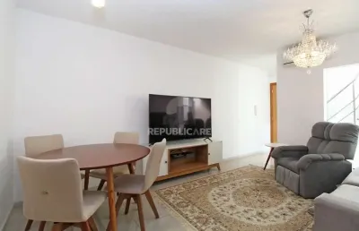 Cobertura de 140m², mobiliada, 1 suíte, terraço e 1 vaga - bairro mont serrat