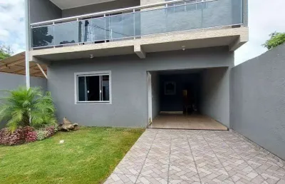 Sobrado para venda em são josé dos pinhais, del rey, 3 dormitórios, 1 suíte, 2 banheiros, 1 vaga