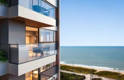Apartamento vista mar com 3 dormitórios sendo 1 suíte em balneário piçarras-sc