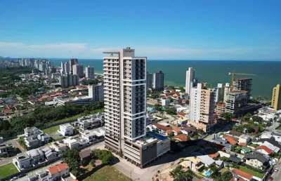 Apartamento em balneário piçarras/ 300 metros da praia