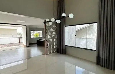 Casa em condomínio fechado com 3 quartos para alugar na avenida vale verde, sn, alphaville flamboyant residencial araguaia, goiânia, 320 m2 por r$ 14.000