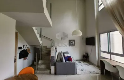 Apto duplex à venda, 1 quarto, 1 suíte, 2 vagas, vila da serra - nova lima/mg
