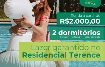 Apartamento para venda em tremembé, vera cruz, 2 dormitórios, 1 banheiro, 1 vaga