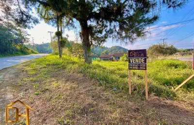 Terreno comercial de esquina no rio bonito (pirabeiraba) em joinville com acesso para a br101
