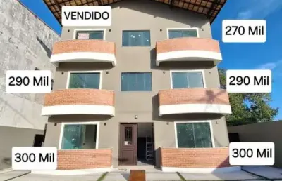 Apartamento para venda em são pedro da aldeia, porto da aldeia, 2 dormitórios, 1 suíte, 1 banheiro, 1 vaga
