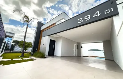 Casa alto padrão de esquina no bosque da mata em tijucas/sc