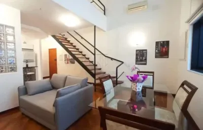 Apartamento duplex mobiliado para locaçao no jd aquarius
