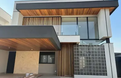 Lindo sobrado à venda - 265m² - 4 suítes 1 suíte máster com closet - condomínio reserva rudá - sjc