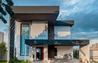 Casa sobrado alto padrão á venda - 273,89m² - 4 dormitórios 1 suíte máster - residencial mont carlo - urbanova