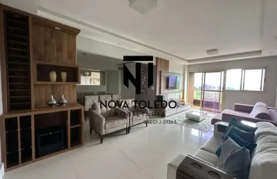 Apartamento mobiliado para locação no coração do jd aquarius - 112m² - 3 dormitórios.