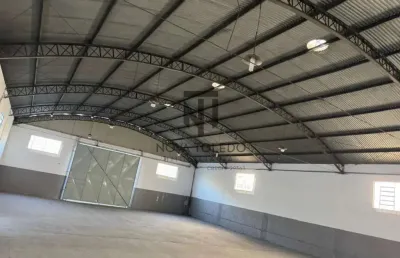 Galpão com habite-se para locação com 750,00 metros de área construída - totalmente preparado com entrada de energia para industrias t6. chácaras reunidas.