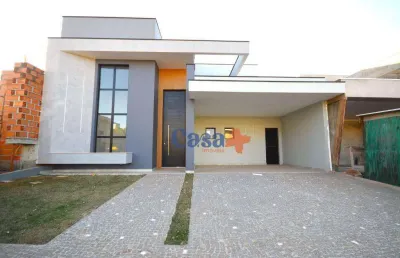 Casa com 3 dormitórios à venda, 170 m² por r$ 1.337.000,00 - condomínio royal garden - paulínia/sp