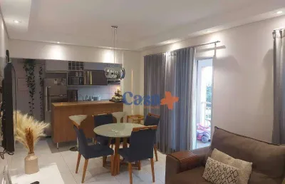 Apartamento com 2 dormitórios à venda, 71 m² por r$ 545.000,00 - residencial tons do morumbi - paulínia/sp