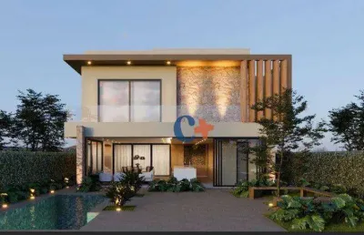 Casa à venda, 376 m² por r$ 3.800.000,00 - condomínio villa lobos - paulínia/sp