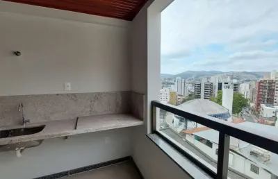 Apartamento com 2 quartos com varanda gourmet, elevador  por r$ 409.000,00 - santa helena - juiz de fora/mg