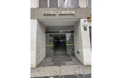 Excelente sala com garagem no edifício stella central!
