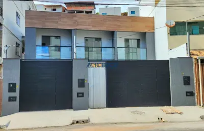 Casa nova 2 quartos com quintal e garagem no santa isabel/nova era
