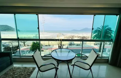 Lindo apto frente mar! pronto para uso e reveillon.