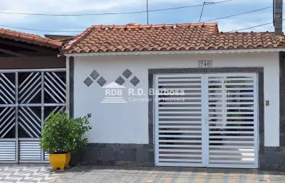 Casa 3 quartos, maracanã, praia grande - r$ 380 mil, cod: 179