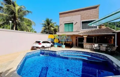 Casa com 5 dormitórios à venda, 474 m² por r$ 2.650.000,00 - jardim guaiuba - guarujá/sp