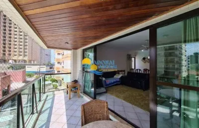 Apartamento com 4 dormitórios à venda, 150 m² por r$ 750.000,00 - jardim astúrias - guarujá/sp