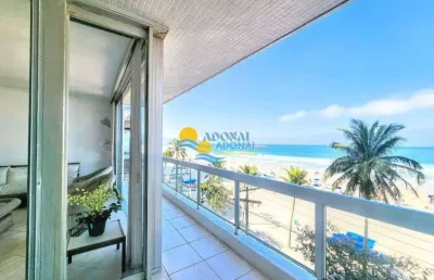 Apartamento com 3 dormitórios à venda, 170 m² por r$ 1.100.000,00 - pitangueiras - guarujá/sp