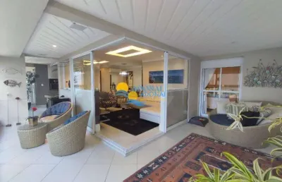 Apartamento com 3 dormitórios à venda, 148 m² por r$ 1.700.000,00 - jardim astúrias - guarujá/sp