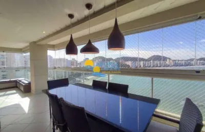 Apartamento com 3 dormitórios à venda, 148 m² por r$ 2.800.000,00 - jardim astúrias - guarujá/sp