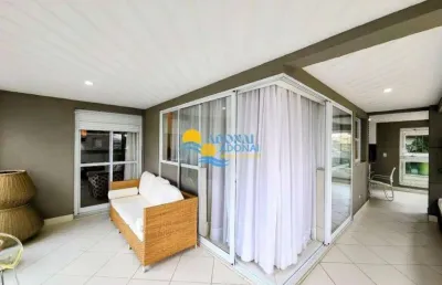 Apartamento com 3 dormitórios à venda, 145 m² por r$ 1.400.000,00 - jardim astúrias - guarujá/sp