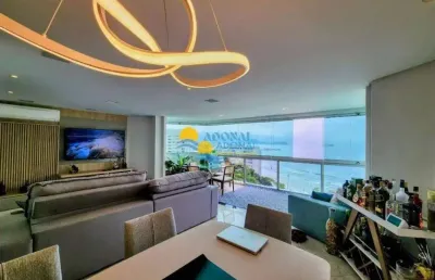 Apartamento com 3 dormitórios à venda, 140 m² por r$ 1.700.000,00 - jardim astúrias - guarujá/sp