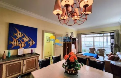 Apartamento com 3 dormitórios à venda, 130 m² por r$ 630.000,00 - pitangueiras - guarujá/sp