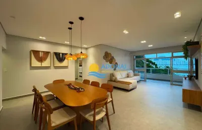 Apartamento com 3 dormitórios à venda, 150 m² por r$ 1.300.000,00 - jardim astúrias - guarujá/sp