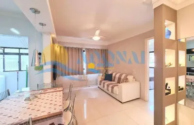 Apartamento com 2 dormitórios à venda, 70 m² por r$ 615.000,00 - tombo - guarujá/sp