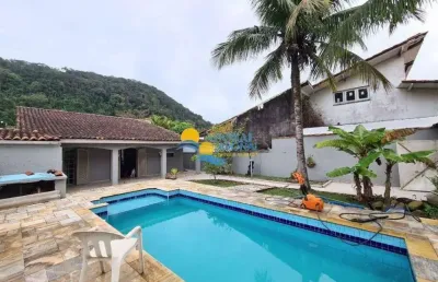 Casa com 4 dormitórios à venda, 480 m² por r$ 1.100.000,00 - jardim guaiuba - guarujá/sp