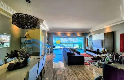 Apartamento com 3 dormitórios à venda, 187 m² por r$ 2.200.000,00 - jardim astúrias - guarujá/sp