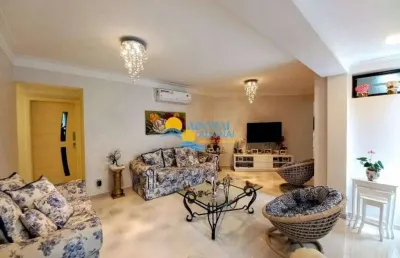 Apartamento com 4 dormitórios à venda, 143 m² por r$ 690.000,00 - pitangueiras - guarujá/sp