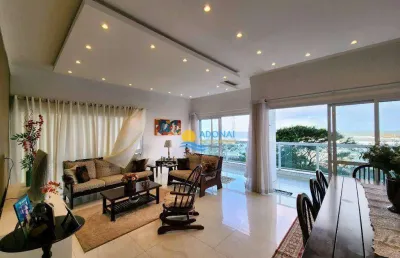 Apartamento com 3 dormitórios à venda, 155 m² por r$ 1.100.000,00 - pitangueiras - guarujá/sp