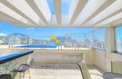Apartamento com 4 dormitórios à venda, 305 m² por r$ 1.650.000,00 - pitangueiras - guarujá/sp
