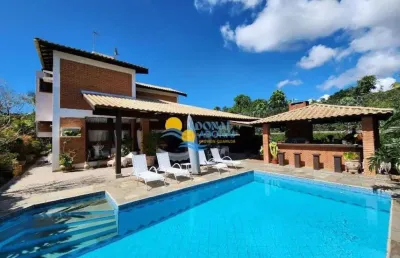 Casa com 5 dormitórios à venda, 345 m² por r$ 1.800.000,00 - enseada - guarujá/sp